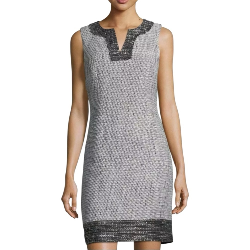 Karl Lagerfeld Sleeveless Tweed Dress Size 2